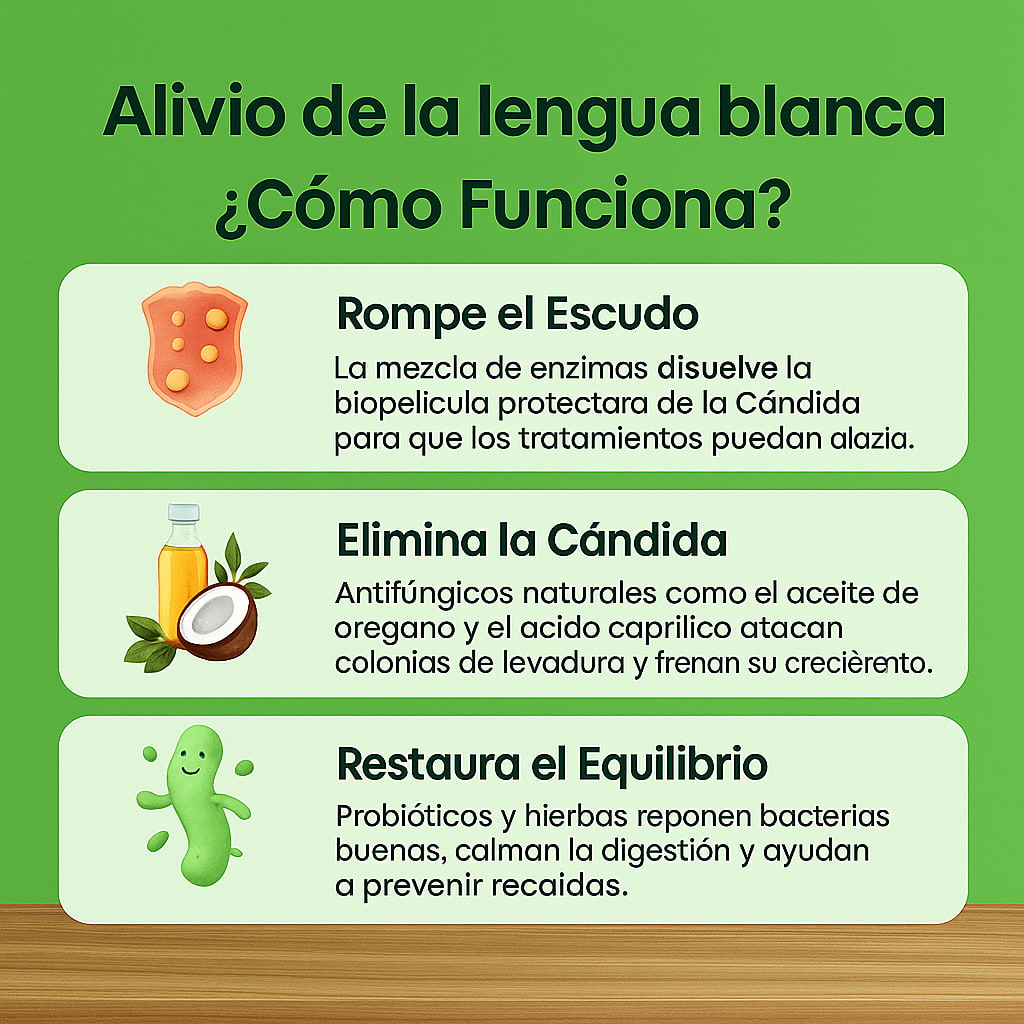 Limpieza de Cándida – Favorece una lengua más limpia