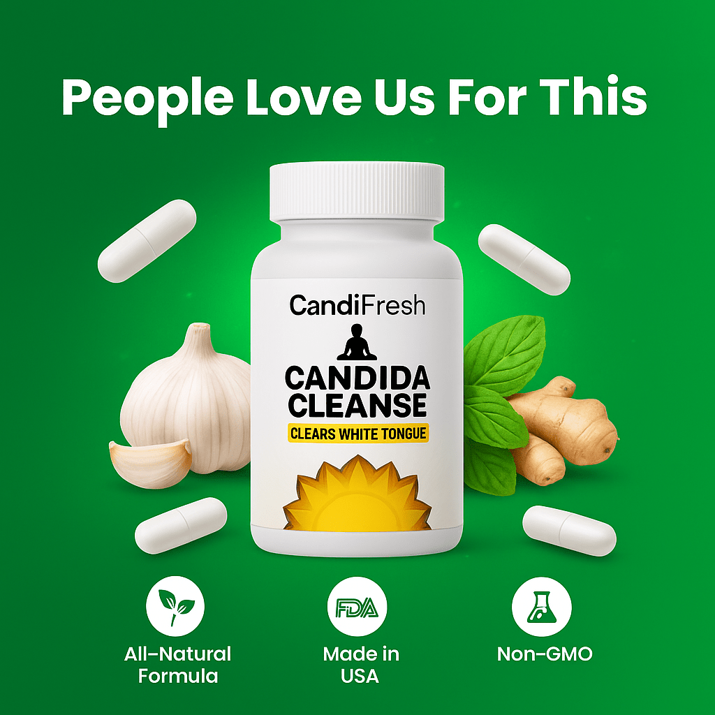 Candida Cleanse – Supports Clearer Tongue