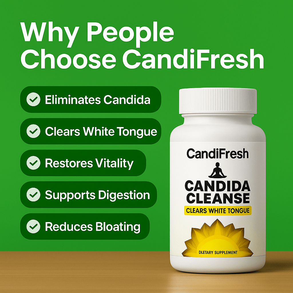 Candida Cleanse – Supports Clearer Tongue